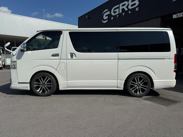 ハイエースバン ロングスーパーGL ローダウン/18インチアルミホイール/BOXベッドキット/フルエアロ/バッドフェイスボンネット/ETC/(19枚目)