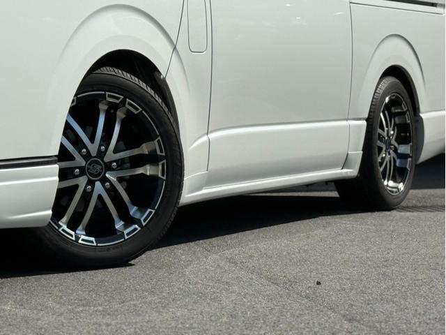 ハイエースバン ロングスーパーGL ローダウン/18インチアルミホイール/BOXベッドキット/フルエアロ/バッドフェイスボンネット/ETC/(23枚目)