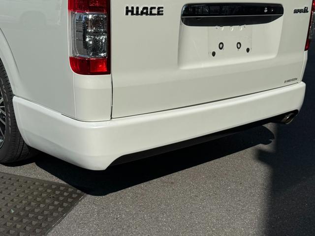 ハイエースバン ロングスーパーGL ローダウン/18インチアルミホイール/BOXベッドキット/フルエアロ/バッドフェイスボンネット/ETC/(31枚目)