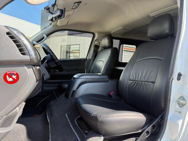 ハイエースバン ロングスーパーGL ローダウン/18インチアルミホイール/BOXベッドキット/フルエアロ/バッドフェイスボンネット/ETC/(38枚目)