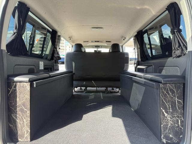 ハイエースバン ロングスーパーGL ローダウン/18インチアルミホイール/BOXベッドキット/フルエアロ/バッドフェイスボンネット/ETC/(54枚目)