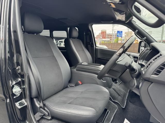 ハイエースバン スーパーGL ダークプライムII ローダウン/16インチアルミ/フロントエアロ/ベッドキット/衝突軽減ブレーキ/純正ナビ/小窓付きスライドドア(38枚目)