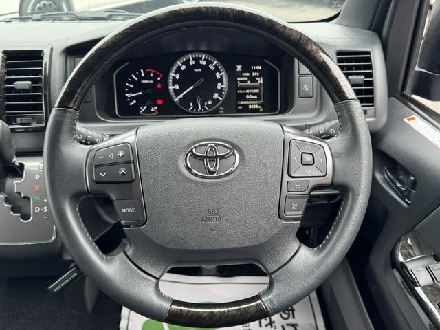 ハイエースバン スーパーGL ダークプライムII ローダウン/16インチアルミ/フロントエアロ/ベッドキット/衝突軽減ブレーキ/純正ナビ/小窓付きスライドドア(53枚目)