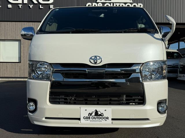 ハイエースバン スーパーGL ダークプライムII ローダウン/17inアルミ/ベッドキット/床張りキット/フロントエアロ/クルーズコントロール/衝突軽減ブレーキ(16枚目)