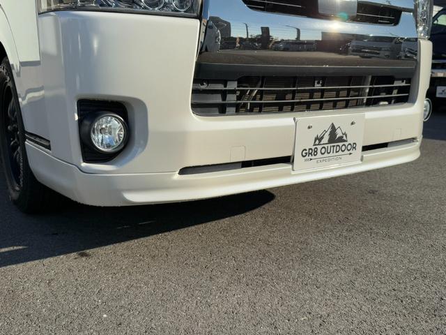 ハイエースバン スーパーGL ダークプライムII ローダウン/17inアルミ/ベッドキット/床張りキット/フロントエアロ/クルーズコントロール/衝突軽減ブレーキ(22枚目)