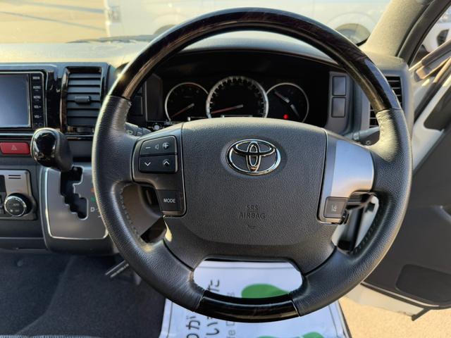 ハイエースバン スーパーGL ダークプライムII ローダウン/17inアルミ/ベッドキット/床張りキット/フロントエアロ/クルーズコントロール/衝突軽減ブレーキ(36枚目)