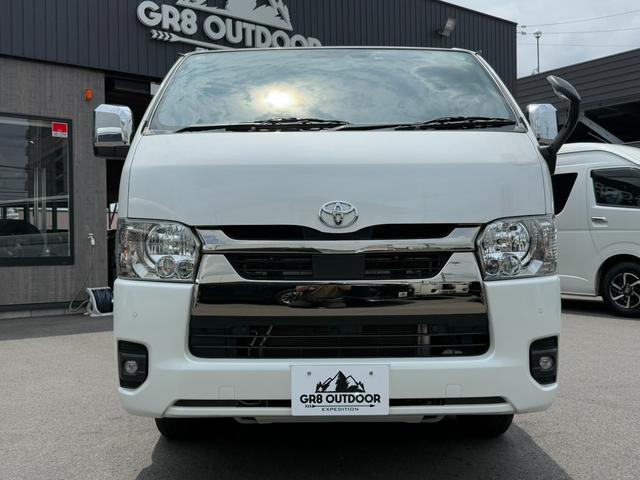 ハイエースバン スーパーGL ダークプライムII 後席モニター/アルパイン7インチナビ/ベッドキット/シートカバー/純正15インチアルミホイール/衝突軽減ブレーキ(13枚目)