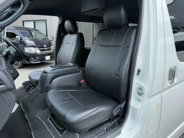 ハイエースバン スーパーGL ダークプライムII 後席モニター/アルパイン7インチナビ/ベッドキット/シートカバー/純正15インチアルミホイール/衝突軽減ブレーキ(33枚目)