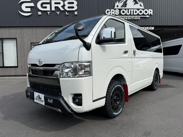 ハイエースバン ロングスーパーGL ダークプライムS 新車未登録/4WD/20周年記念/16インチアルミ/アルパインディスプレイオーディオ/ベッドキット/床張りキット/フロントエアロ/GRマッドフラップ/両側電動スライドドア/キャンピングカー(13枚目)