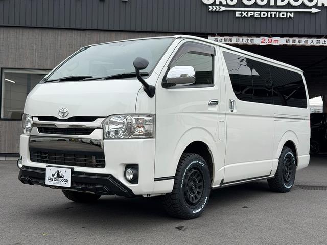 ハイエースバン スーパーＧＬ　ダークプライムＩＩ　４ＷＤ／寒冷地仕様／１６インチアルミホイール／アルパインＢＩＧ－Ｘ／ヒッチメンバー／フロントエアロ／ＥＴＣ／両側小窓付きスライドドア／ＡＣ１００Ｖコンセント／バックカメラ／ＬＥＤヘッドライト（13枚目）