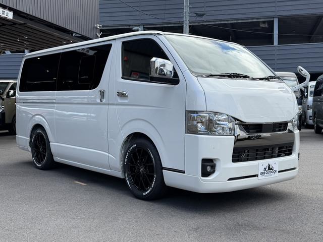 ハイエースバン スーパーGL ダークプライムII ローダウン/17inアルミ/フルエアロ/バッドフェイス/ベッドキット(11枚目)