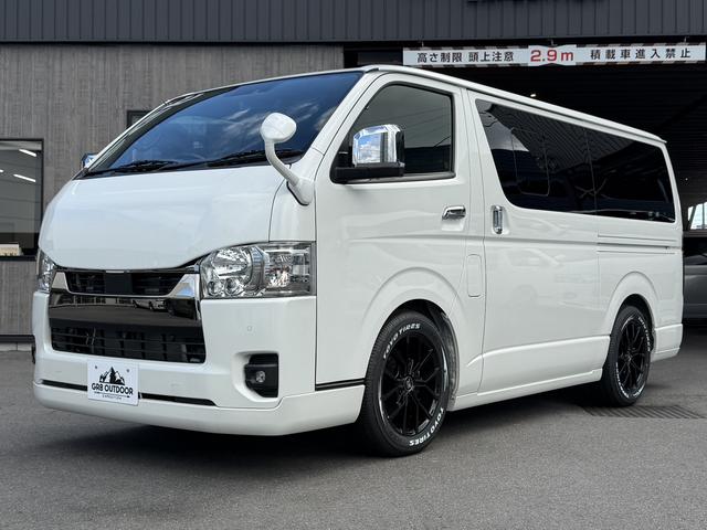 ハイエースバン スーパーGL ダークプライムII ローダウン/17inアルミ/フルエアロ/バッドフェイス/ベッドキット(13枚目)