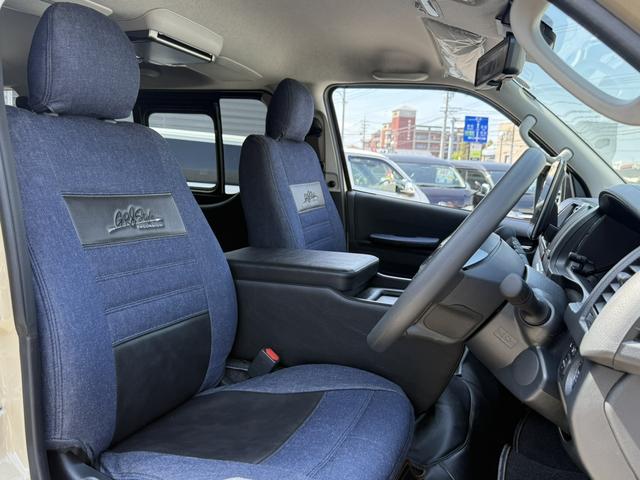 ハイエースバン ロングスーパーＧＬ　寒冷地仕様／丸目ヘッドライト／ベットキット／床張りキット／アルパインＢＩＧ－Ｘ／後席モニター／１５インチホイール（31枚目）