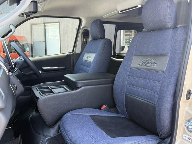 ハイエースバン ロングスーパーＧＬ　寒冷地仕様／丸目ヘッドライト／ベットキット／床張りキット／アルパインＢＩＧ－Ｘ／後席モニター／１５インチホイール（32枚目）