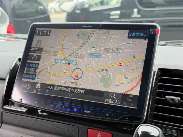 ハイエースバン ロングスーパーＧＬ　ダークプライムＳ　４ＷＤ／寒冷地仕様／２０周年記念モデル／１６インチアルミ／アルパインＢＩＧ－Ｘ／ベッドキット／シートカバー（30枚目）