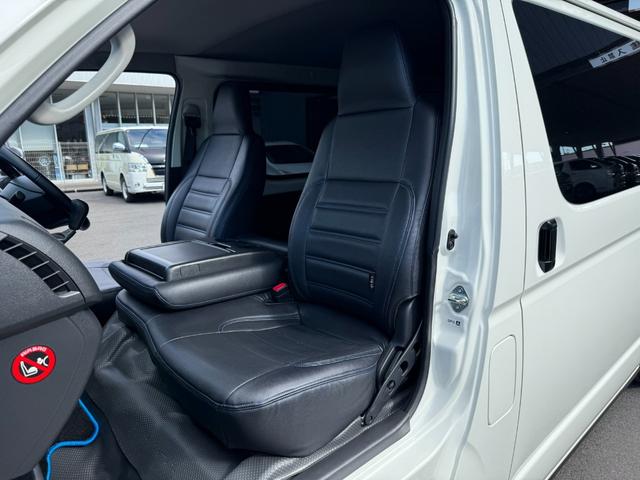 ハイエースバン ロングDX GLパッケージ マニュアル車/ローダウン/17インチアルミホイール/ベッドキット/フロントエアロ/床張り/シートカバー/カロッツェリア7インチナビ/フルセグTV/ETC/LEDヘッドライト/キーレス/キャンピングカー(34枚目)