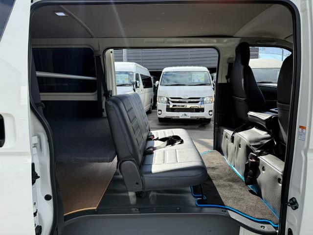 ハイエースバン ロングDX GLパッケージ マニュアル車/ローダウン/17インチアルミホイール/ベッドキット/フロントエアロ/床張り/シートカバー/カロッツェリア7インチナビ/フルセグTV/ETC/LEDヘッドライト/キーレス/キャンピングカー(49枚目)