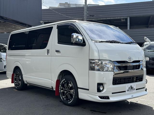 ハイエースバン スーパーＧＬ　ダークプライムＩＩ　寒冷地仕様／４ＷＤ／１６インチアルミホイール／ＴＲＤマッドフラップ／ベットキット／床張りキット／フロントエアロ（12枚目）