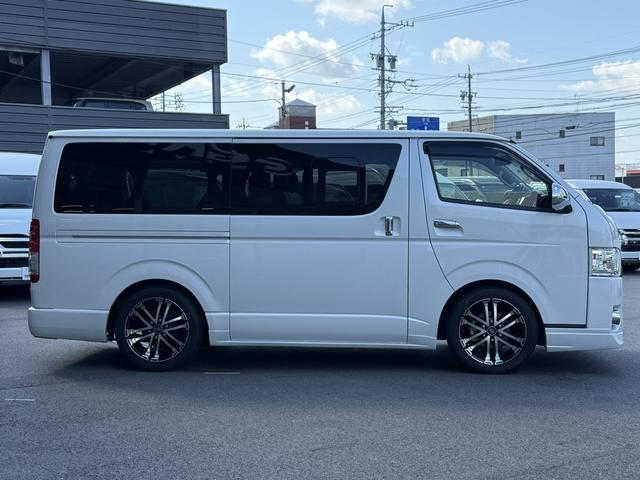 ハイエースバン ロングスーパーGL ローダウン/18inアルミホイール/BOXベッドキット/フルエアロ/バッドフェイスボンネット/ロッドホルダー(18枚目)