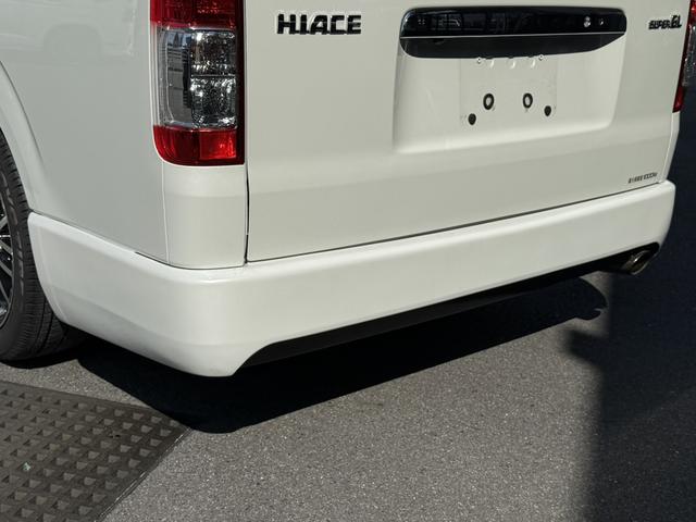 ハイエースバン ロングスーパーGL ローダウン/18inアルミホイール/BOXベッドキット/フルエアロ/バッドフェイスボンネット/ロッドホルダー(31枚目)