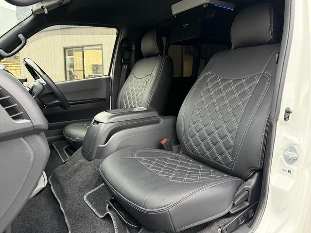 ハイエースバン スーパーGL ダークプライムII 17インチアルミ/ベッドキット/フロントエアロ/カロッツェリア後席モニター/カロッツェリア7インチナビ/シートカバー/衝突軽減ブレーキ/バックカメラ/両側小窓付きスライドドア/キャンピングカー(35枚目)