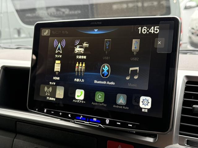 ハイエースワゴン ＧＬ　アルパイン後席モニター／アルパインディスプレイオーディオ／ＨＤＭＩユニット／シートカバー／純正１５インチアルミ（40枚目）