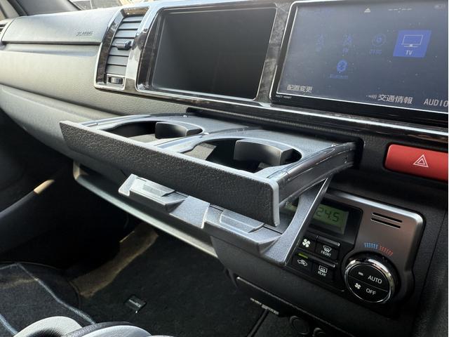 ハイエースバン ロングワイドスーパーGLダークプライムII 16インチアルミホイール/ベッドキット/純正ナビ/フルセグTV/ETC/衝突軽減ブレーキ/両側電動スライドドア(42枚目)