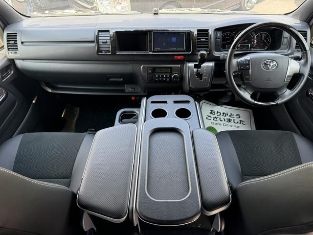 ハイエースバン ロングワイドスーパーGLダークプライムII 16インチアルミホイール/ベッドキット/純正ナビ/フルセグTV/ETC/衝突軽減ブレーキ/両側電動スライドドア(45枚目)