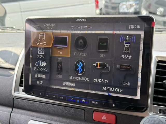 ハイエースバン ロングスーパーＧＬ　寒冷地仕様／ＤＥＦＡＣＥフェイスチェンジキット／１６インチアルミ／アルパインＢＩＧ－Ｘ／ベッドキット／ＥＴＣ／（43枚目）