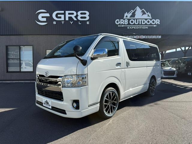 ハイエースバン スーパーＧＬ　ダークプライム　１７インチアルミホイール／フロントエアロ／スモークテールランプ／フローティングナビ／クルーズコントロール／（13枚目）