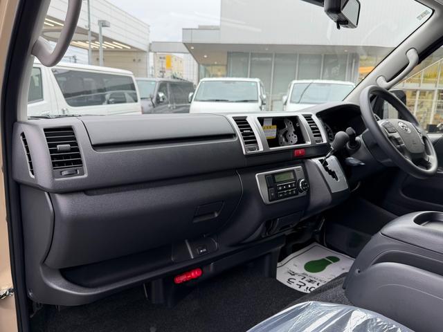 ハイエースバン ロングスーパーGL 寒冷地仕様/アースカラーパッケージ/デジタルインナーミラー/パノラミックビューモニター/両側小窓付きスライドドア(32枚目)