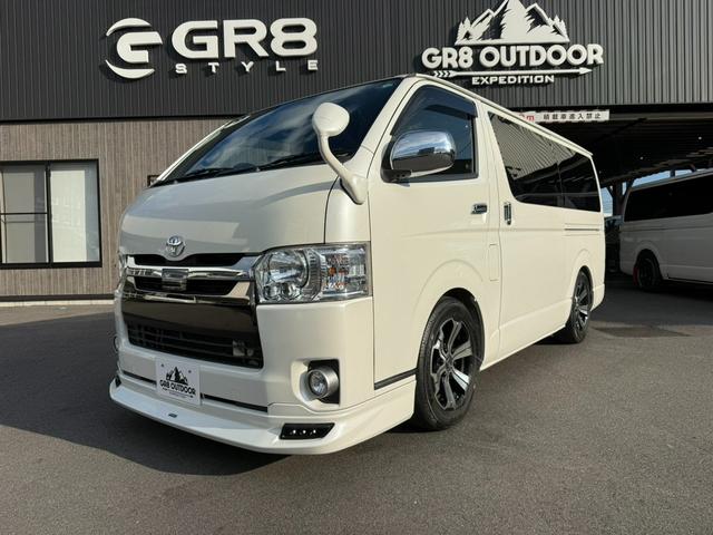 ハイエースバン スーパーＧＬ　５０ＴＨ　アニバーサリーリミテッド　５０ｔｈアニバーサリー／ローダウン／１７ｉｎアルミ／モデリスタフロントエアロ／ベッドキット／荷室カーゴマット（12枚目）