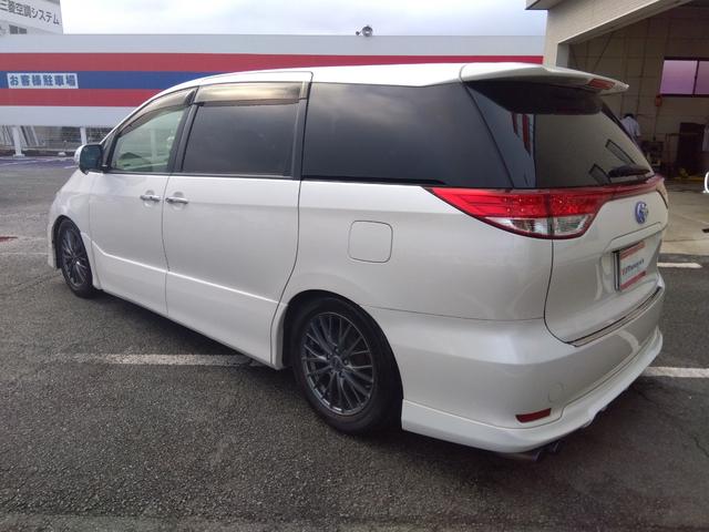 エスティマ アエラス　レザーパッケージ★ナビフルセグＴＶ★後席フリップ　ダウンモニター★バックカメラ★クルーズコントロール★ローダウン★ＨＩＤオートライト★イエローフォグ★革シート★両側パワースライドドア★ビルトインＥＴＣ★１７インチアルミホイール★スマートキー★（9枚目）