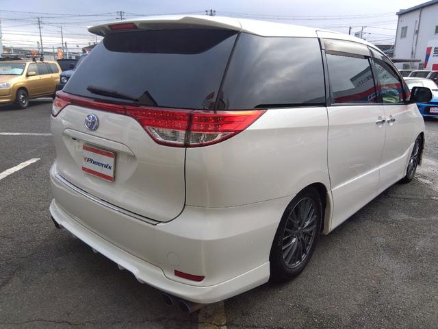 エスティマ アエラス　レザーパッケージ★ナビフルセグＴＶ★後席フリップ　ダウンモニター★バックカメラ★クルーズコントロール★ローダウン★ＨＩＤオートライト★イエローフォグ★革シート★両側パワースライドドア★ビルトインＥＴＣ★１７インチアルミホイール★スマートキー★（11枚目）