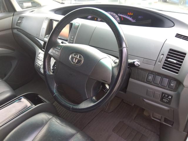 エスティマ アエラス　レザーパッケージ★ナビフルセグＴＶ★後席フリップ　ダウンモニター★バックカメラ★クルーズコントロール★ローダウン★ＨＩＤオートライト★イエローフォグ★革シート★両側パワースライドドア★ビルトインＥＴＣ★１７インチアルミホイール★スマートキー★（13枚目）