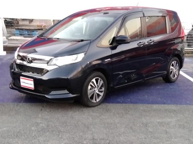 フリードハイブリッド ハイブリッド・Ｇホンダセンシング★純正ナビフルセグＴＶ★　バックカメラ★ステアリングリモコン★革巻ステアリング★レーダークルーズ★ハーフレザーシート★両側パワースライドドア★ナビ連動前後ドラレコ★ビルトインＥＴＣ★ＬＥＤオートライト★アイドリングストップ★（4枚目）