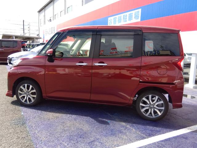 ルーミー カスタムＧ－Ｔ★純正９インチナビ★フルセグＴＶ★パノラミック　ビューモニター★コムテック前後ドラレコ★ステアリングリモコン★コンフォートビューパッケージ★スマートアシストＩＩＩ★ターボ★革巻ステアリング★コーナーセンサー★ＬＥＤオートライト★オートハイビーム★（7枚目）