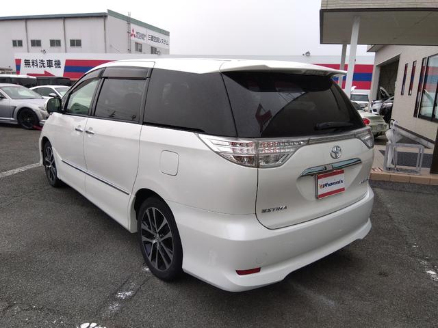 エスティマ アエラス プレミアムエディション★純正9インチナビ★フルセグ TV★CD,DVD再生★Bluetooth再生★革巻きステアリング★クルーズコントロール★フリップダウンモニター★パワーシート★両側パワースライドドア★バックカメラ★電格ミラー★HIDオートライト★(7枚目)