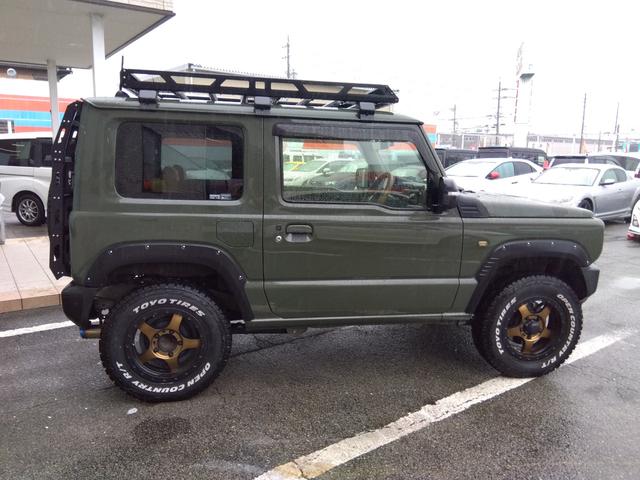 ジムニー ＸＣ★ナビフルセグＴＶ★ＣＤ，ＤＶＤ再生★バックカメラ★シー　トヒーター★前後ドラレコ★ＬＥＤオートライト★オートハイビーム★柿本改マフラー★オーバーフェンダー★シーエルリンクルーフキャリア★バンパーガード★４ＷＤ★Ｐｉｖｏｔ　Ｂｏｏｓｔ計★リフトアップキット（11枚目）