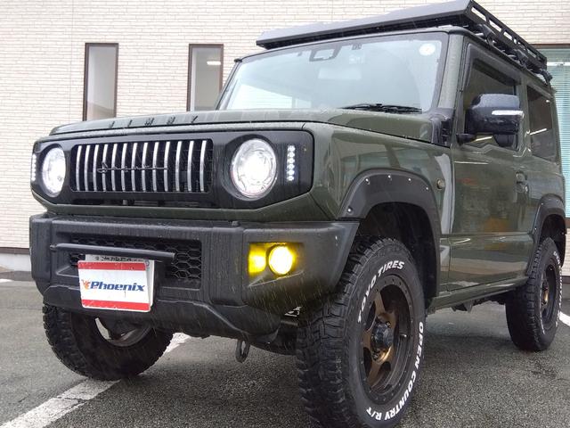 ジムニー ＸＣ★ナビフルセグＴＶ★ＣＤ，ＤＶＤ再生★バックカメラ★シー　トヒーター★前後ドラレコ★ＬＥＤオートライト★オートハイビーム★柿本改マフラー★オーバーフェンダー★シーエルリンクルーフキャリア★バンパーガード★４ＷＤ★Ｐｉｖｏｔ　Ｂｏｏｓｔ計★リフトアップキット（12枚目）