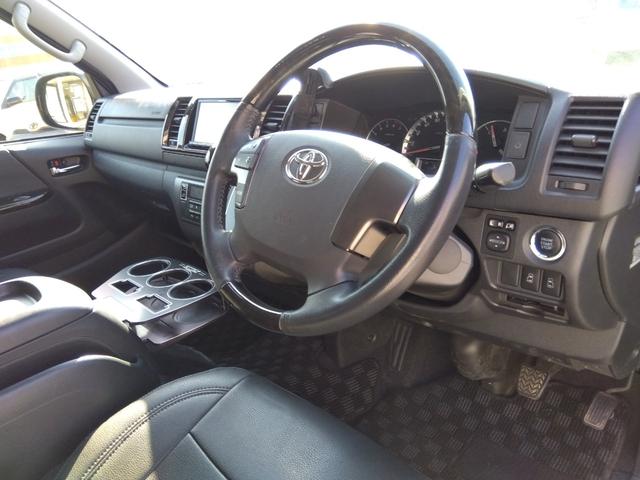 ハイエースバン スーパーＧＬ　ダークプライム★ナビフルセグＴＶ★フリップダウ　ンモニター★バックカメラ★ＬＥＤオートライト★両側パワースライドドア★バッドフェイス★ｅｓｓｅｘローダウン★ベッドキッド★バレンティＬＥＤドアミラーウィンカー★ステアリングリモコン★スマートキー★（28枚目）