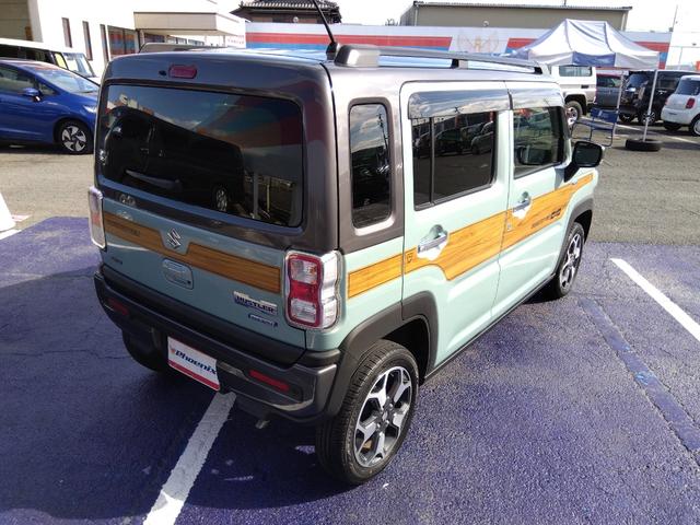 ハスラー JスタイルII★10.1インチディスプレイオーディオ★ハーフ レザーシート★シートヒーター★デュアルカメラブレーキサポート★ルーフレール★アダプティブクルーズコントロール★BODY専用ウッドデカール★LEDオートライト★LEDフォグ★革巻ステアリング★(9枚目)