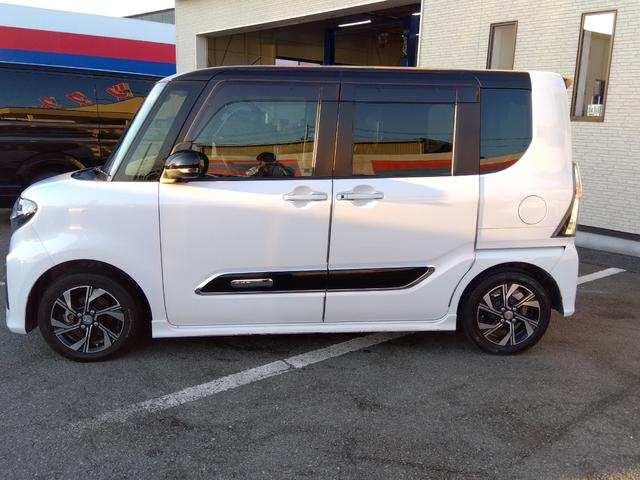 タント カスタムＸ★ナビ★フルセグＴＶ★両側パワースライドドア★　助手席ロングスライドシート★コーナーセンサー★衝突被害軽減ブレーキ★車線逸脱警報★シートヒーター★オート格納ミラー★ブラウン調シートカバー★ステアリングリモコン★コムテックドライブレコーダー★（7枚目）