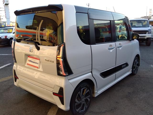 タント カスタムＸ★ナビ★フルセグＴＶ★両側パワースライドドア★　助手席ロングスライドシート★コーナーセンサー★衝突被害軽減ブレーキ★車線逸脱警報★シートヒーター★オート格納ミラー★ブラウン調シートカバー★ステアリングリモコン★コムテックドライブレコーダー★（10枚目）