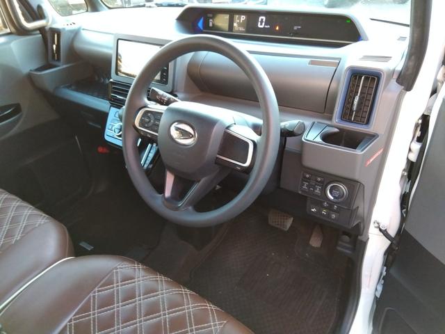 タント カスタムＸ★ナビ★フルセグＴＶ★両側パワースライドドア★　助手席ロングスライドシート★コーナーセンサー★衝突被害軽減ブレーキ★車線逸脱警報★シートヒーター★オート格納ミラー★ブラウン調シートカバー★ステアリングリモコン★コムテックドライブレコーダー★（30枚目）