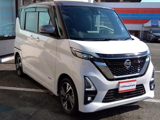 ルークス ハイウェイスター　Ｇターボプロパイロットエディション★ナビ★　フルセグＴＶ★ケンウッド９インチナビ★アラウンドビューモニター★電子パーキング★ＬＥＤオートライト★ＬＥＤフォグ★ターボ★ロールサンシェード★シートバックテーブル★シートヒーター★革巻ステアリング★（6枚目）