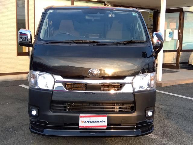ハイエースバン ロングＤＸ★ワンオーナー★トヨタセーフティセンス★ＬＥＤオー　トライト★オートハイビーム★ＬＥＤフォグ★パノラマモニター★モデリスタエアロ★メッキドアミラー★１０インチ有機ＥＬディスプレイナビ★フルセグＴＶ★Ｂｌｕｅｔｏｏｔｈ再生★ＤＶＤ再生★ビルトインＥＴＣ（4枚目）