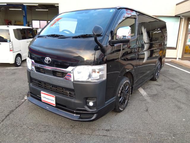 ハイエースバン ロングＤＸ★ワンオーナー★トヨタセーフティセンス★ＬＥＤオー　トライト★オートハイビーム★ＬＥＤフォグ★パノラマモニター★モデリスタエアロ★メッキドアミラー★１０インチ有機ＥＬディスプレイナビ★フルセグＴＶ★Ｂｌｕｅｔｏｏｔｈ再生★ＤＶＤ再生★ビルトインＥＴＣ（15枚目）