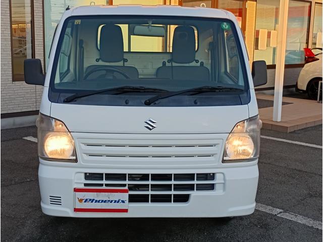 キャリイトラック ＫＣエアコン・パワステ★パートタイム４ＷＤ★オートマ車★　エアコン★パワステ★運転席＆助手席エアバック★三方開き★ライトレベライザー★アオリガード★純正ラジオ★純正バイザー★純正フロアマット★（5枚目）