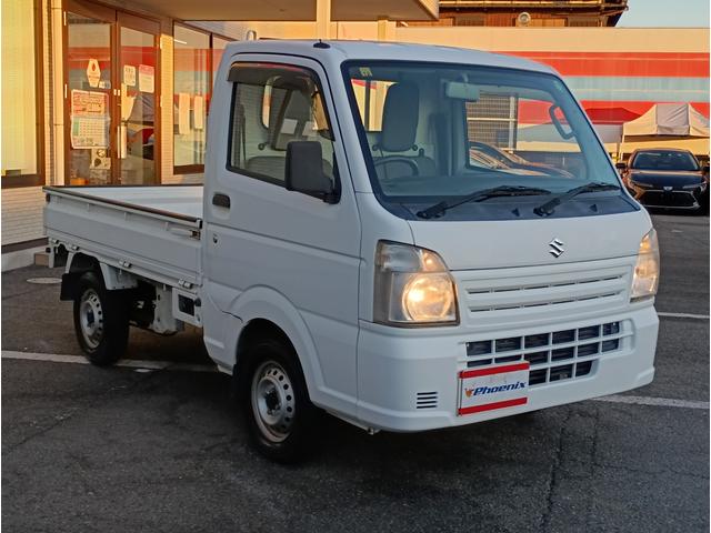 キャリイトラック ＫＣエアコン・パワステ★パートタイム４ＷＤ★オートマ車★　エアコン★パワステ★運転席＆助手席エアバック★三方開き★ライトレベライザー★アオリガード★純正ラジオ★純正バイザー★純正フロアマット★（6枚目）